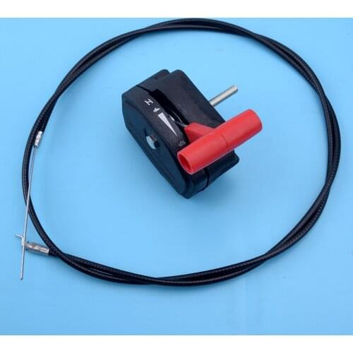 New Universal Lawn Mower Throttle Pull Control Cable Choke Lever Replacement Fit for Electric Petrol Lawnmower