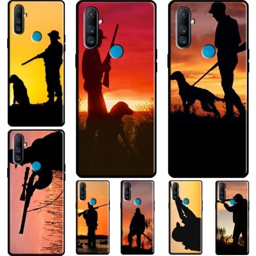 Hunter Dog Hunting Case For Realme 8 Pro C3 C11 C15 C21 Q3 6 7 GT Neo Cover For OnePlus 9 Pro 8 8T 9R Nord