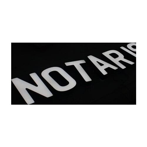 Personalized Acrylic 3D Letter Illuminated LED Face Lit Outdoor Signage Front Lit Sign