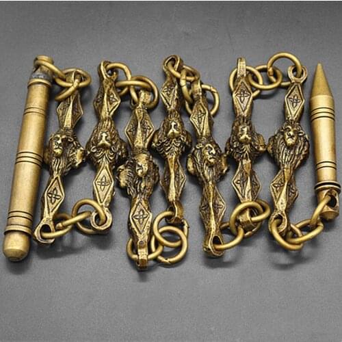 Lion head nine whip, Exquisite handicraft ornaments Old style ornaments