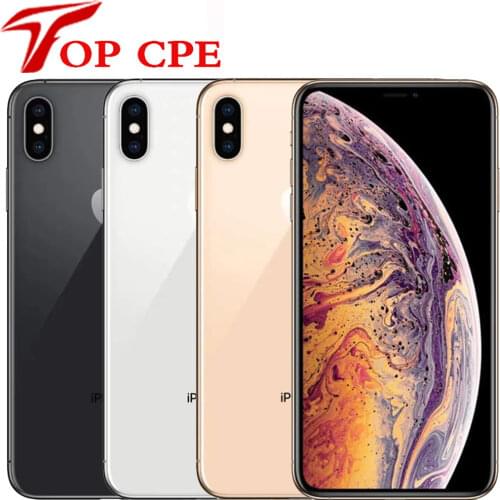 Apple iPhone XS MAX 5.8"/6.5“” RAM 4GB ROM 64GB/256GB/512GB Smartphone Hexa Core IOS A12 Bionic NFC LTE 4G Unlocked Used Phone