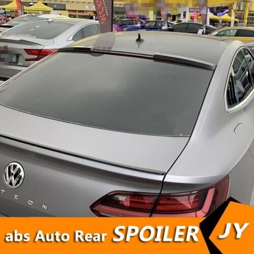 For CC Arteon Roof Spoiler 2019 Volkswagen Arteon CC Roof Spoiler ABS plastic Material Car Rear Wing Color Rear Spoiler
