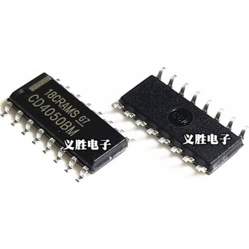 10PCS HCF4050 HEF4050BT CD4050BM SOP16 CD4050BE CD4050 In-Line DIP16 Buffer Converter Chip