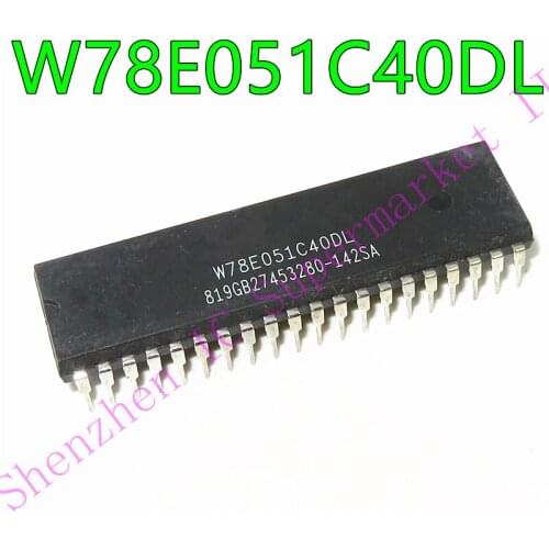 5pieces W78E051C40DL DIP 8-BIT MICROCONTROLLER