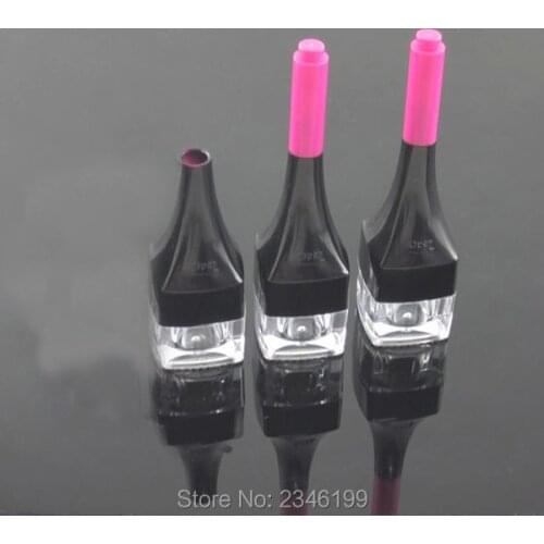 6ML40pcs/lot Fashion Empty Eyeliner Bottle,Top Grade Lip Gloss Packing, Round/Square Eyeshadow Powder Bottle, Cosmetic Container