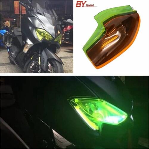 Motorcycle Accessoris Acrylic Headlight Protector Cover Screen Lens Protector For Yamaha TMAX530 T-max 530 T MAX 530 2017