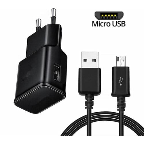 Fast Charger QC3.0 EU Quick charge adapter For Samsung Xiaomi Redmi 7 Huawei ZTE LG alcatel Oukitel Android Mobile phone cable