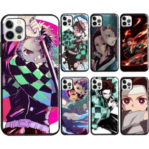 Kimetsu no yaiba Tanjirou Phone Case For Apple iPhone 12 11 Pro Max mini SE 2020 X XR XS Max 7 8 Plus Cover Coque