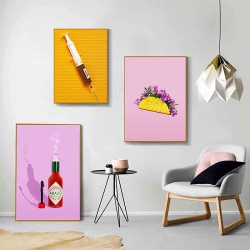 Colourful Nordic Poster Minimalist Canvas Painting Wall Art Nordic Posters and Prints Wall Pictures for Living Room Decoration