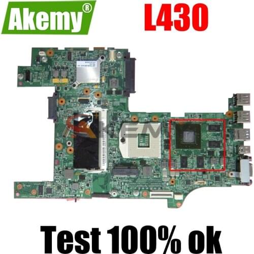 For Lenovo ThinkPad L430 Laptop motherboard FRU:04Y2019 04Y2017 04Y2015 04W6659 04W6657 04W6677 04W3566 100% fully tested