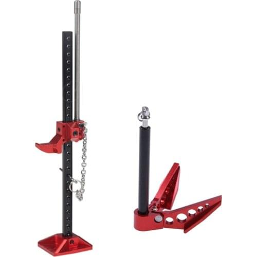 Metal Jack Stand And Foldable Winch Anchor Decoration Accessories For 1/10 RC Crawler Traxxas TRX4 Axial SCX10 AXI03007