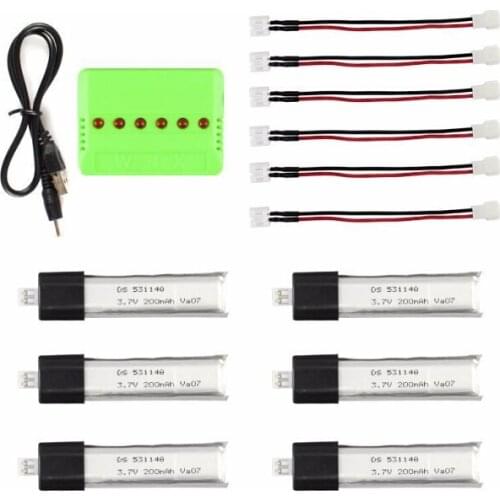 WLtoys V911 RC Helicopter spare parts upgrade 3.7V 200mah battery set