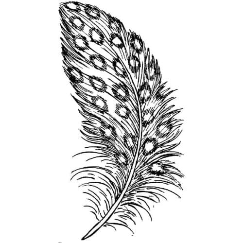 Feather shee Transparent Clear Silicone Stamp/Seal for DIY scrapbooking/photo album Decorative clear stamp sheets A460