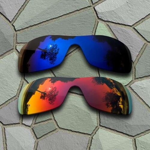 Violet Blue&Violet Red Sunglasses Polarized Replacement Lenses for Oakley Antix