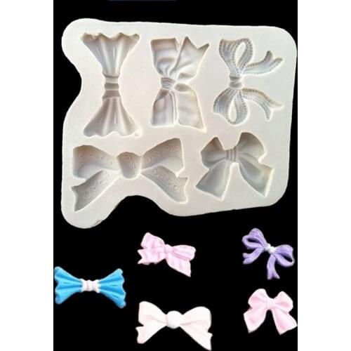 Bows Silicone Sugarcraft Mold, Fondant Cake Decorating Tools