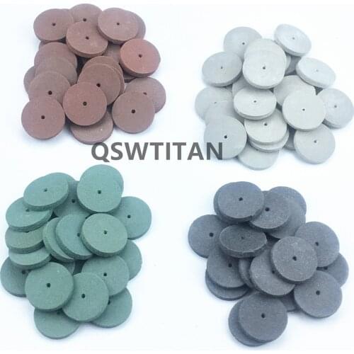 100PCS dental Rubber Polishers dental wheels polishing diamond dental Lab Polishing material