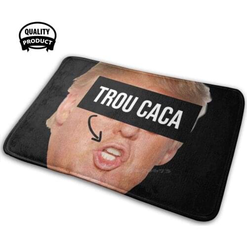 Trou Caca Soft Interesting Room Goods Rug Carpet Shithole Shit Hole Trump Anti Trump Joe Biden Joe Biden For President Joe