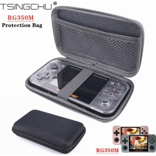 TSINGO RS97 Plus RG350M RG350 RG300 LDK Landscape Version PocketGo Retro Game Console Portable Protection Bag Hard Carrying Case