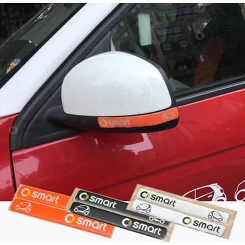 2x Car Rearview Mirror Anti-Rub Strips Stickers For Smart 450 451 453 Fortwo Forfour Cabrio City-Coupe Crossblade Roadster Coupe