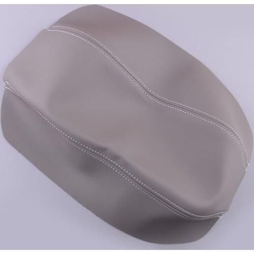 Car Microfiber Leather Center Console Armrest Lid Cover Trim Gray Fit For Honda Civic 2006 2007 2008 2009 2010 2011