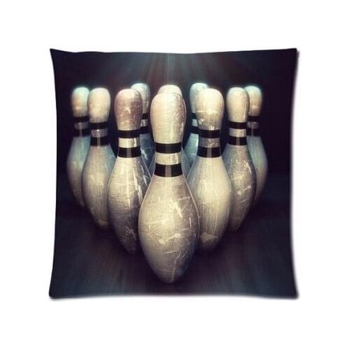 Free Shipping New Arrival Customized Love Shineme Bowling Balls Sports Throw Pillowcase Square 18x18 Inch Pillow Sham