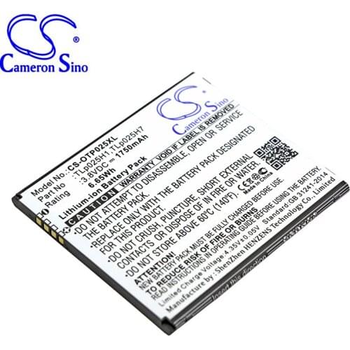 CameronSino for ALCATEL One Touch POP 4 One Touch POP 4 LTE OT-5051 OT-5051X TLp025H1 TLp025H7 battery