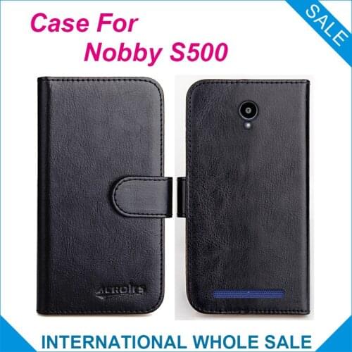 Nobby S500 Case 6 Colors Flip Slots Leather Wallet Cases For Nobby S500 Cover Slots Phone Bag Credit Card