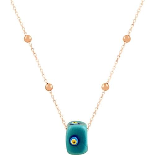 Design Necklace - Evil Eye Model - Turquoise - Stylish & Chic - Womens 2021 Summer Fashion - Gift & Daily Use