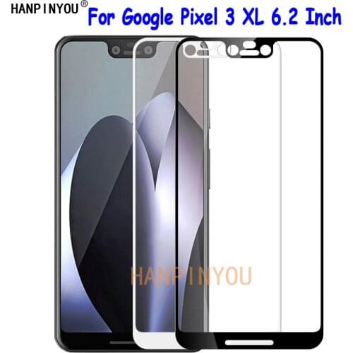 For Google Pixel 3 Pixel3 XL 6.2" Full Cover Tempered Glass Screen Protector Ultra Thin Explosion-proof Protective Film Guard