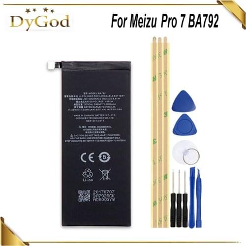 Аккумуляторы для телефонов Meizu PRO 7 DyGod China At AliExpress