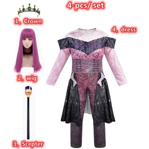 Descendants of the Queen 3 Audrey Evey Halloween Costume Party Fantasia Costume Womens Musical Starlight Heir Children Cosplay