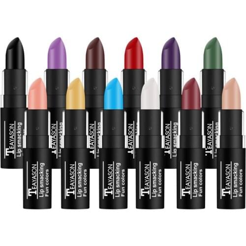 Makeup Waterproof Matte Lip Gloss Liquid long-lasting Sexy Individuality Red Black Lipstick