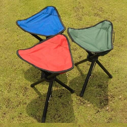 Mini Fishing Tripod Chair Folding Outdoor Stool Camping Travel Tri-Leg Stool Ultralight Chair Seat Hiking Mountaineering Pinic