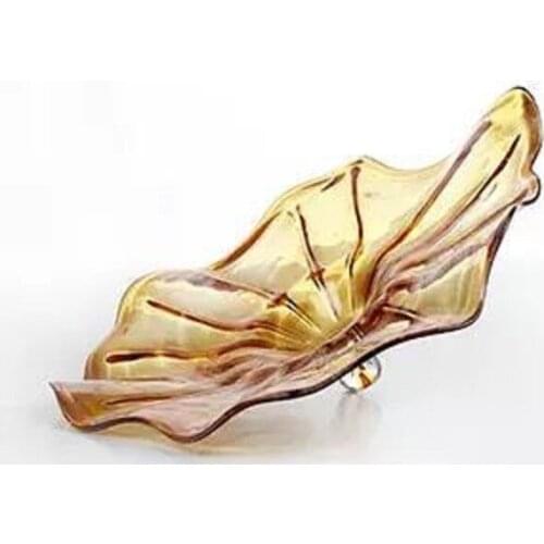 Fashion Murano Glass Decorative Plates Factory price Hand blown glass wall art