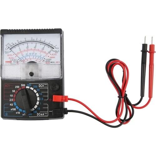 Analog Pointer Multimeter Multitester AC DC Voltage Resistance Testing Instrument Analog Multitester