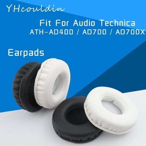 YHcouldin Earpads For Audio Technica AD400 AD700 AD700X Headphone Accessaries Replacement Leather