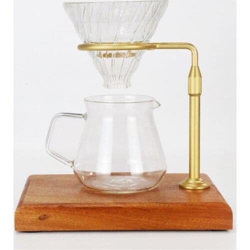 Coffee Holder Painted Stainless Steel Hand Punch Rack Adjustable Hand Flush Pot Drip Cup Shelf Appliance V60 Coffeeware