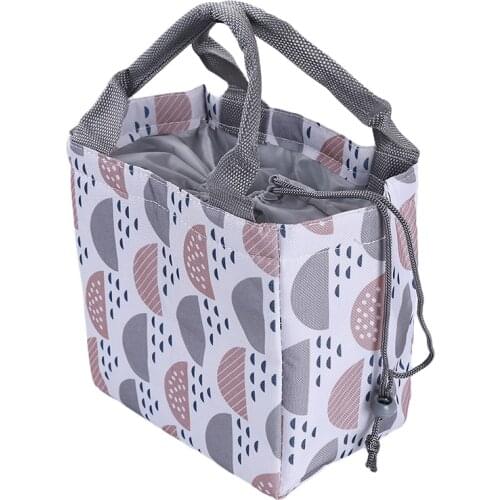 Portable Lunch Bag New Thermal Insulated Lunch Box Tote Cooler Bag Bento Pouch Lunch Container School Food Storage Bags Unisex