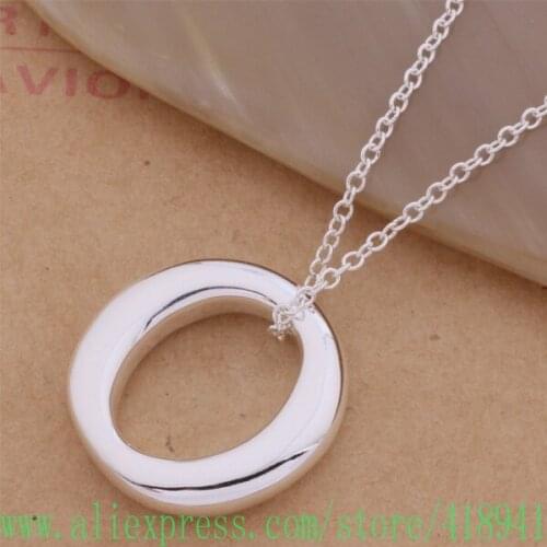 Silver Plated Necklace Silver Plated fashion jewelry pendant /bidajzka aoyajgfa AN293