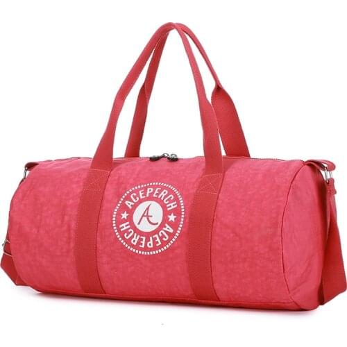 Casual Women Travel Bag Female Fitness Training Duffle Bag for Trip Large Capacity Waterproof Gym Sport Bag