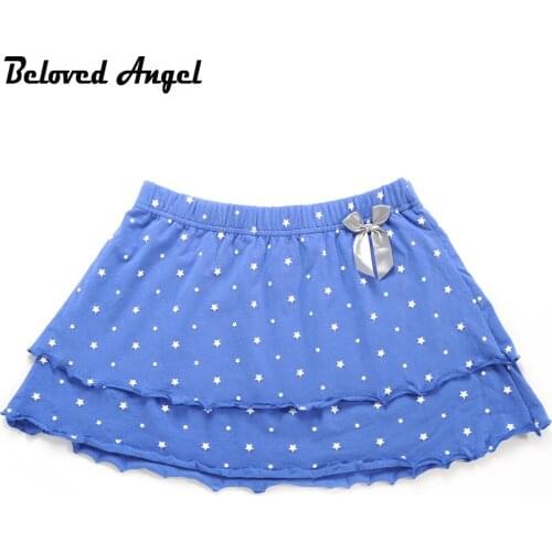 Beloved Angel Girls Fluffy 1-16 Year Cotton Tutu Skirts Girl Dance Skirt Princess Double Layer Skirts Ball Gown Party Kids Skirt