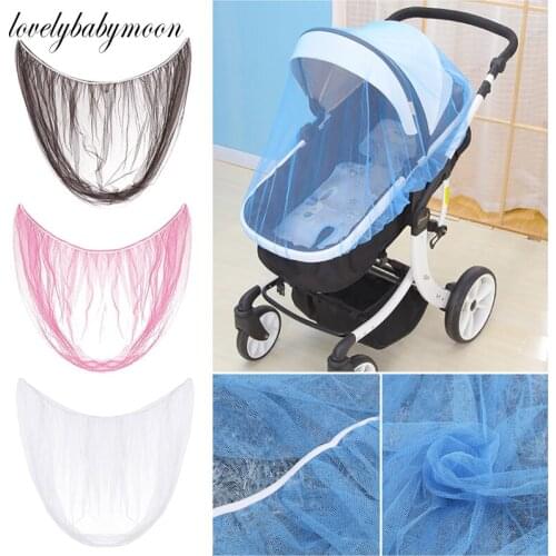 150cm Summer Mosquito Net Baby Stroller Pushchair Mosquito Insect Shield Net Safe Infants Protection Mesh Stroller Accessories