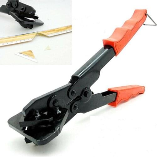 U Type Edge Trimming Scissors Stainless Steel 45 90 Degree Foldable Pliers Clamp Tool