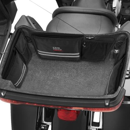 For Tour Pak Motorcycle Bag Organizer Lid Storage Bag For Touring Street Glide FLHX For Road King For Electra Glide 2014-2019