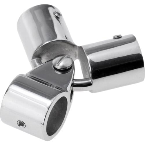 Heavy Duty 316 Stainless Steel Boat Eye End Marine Bimini Top Cap Fittings - 22mm
