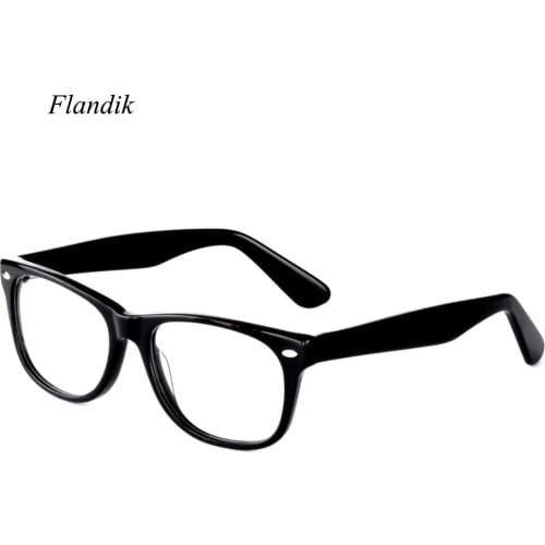 Acetate Glasses Frame Unisex Square Prescription Eyeglasses 2019 Men Women Myopia Optical Glasses Spectacle Frames