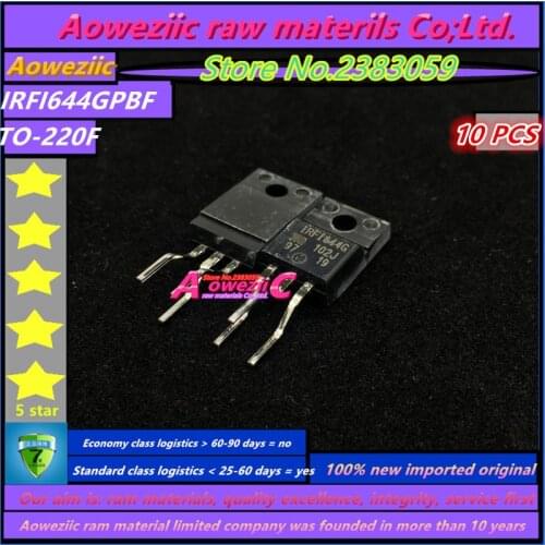 Aoweziic 100% new imported original IRFI644GPBF IRFI644G IRFI644 FI644G TO-220F MOS tube 250V 7.9A