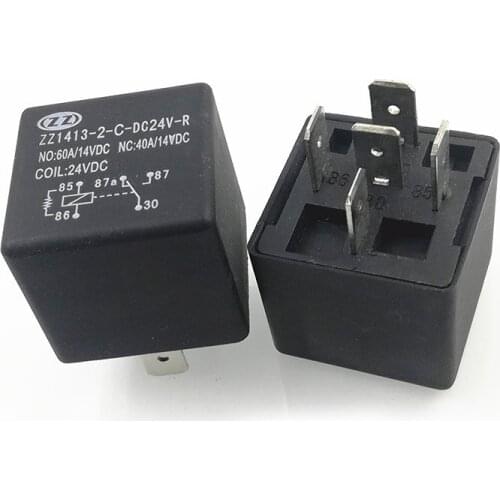 HOT NEW ZZ1413-2-C-DC24V-R ZZ1413-2 C DC24V-R ZZ14132CDC24CV 24VDC 50A 5PIN