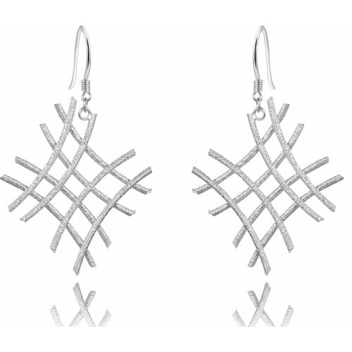 Bbjulyhuangbill Women's Silver Earrings