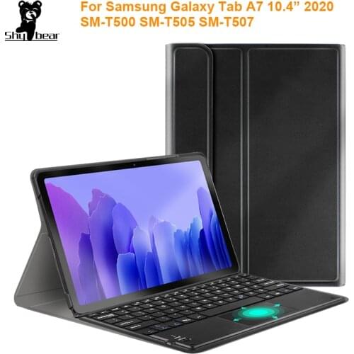 Case for Samsung Galaxy Tab A7 2020 SM-T500 /T505 Keyboard Case Cover for Samsung Galaxy Tab A7 10.4 inch with Trackpad funda
